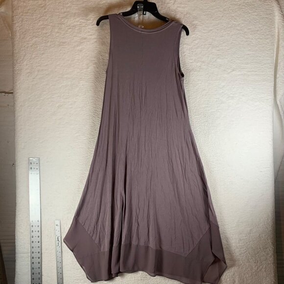 LOGO By Lori Goldstein Womens Sleeveless As Is‎ Knit Midi Tank Dress Small 10054 - Picture 13 of 15